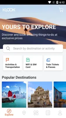 Klook android App screenshot 0